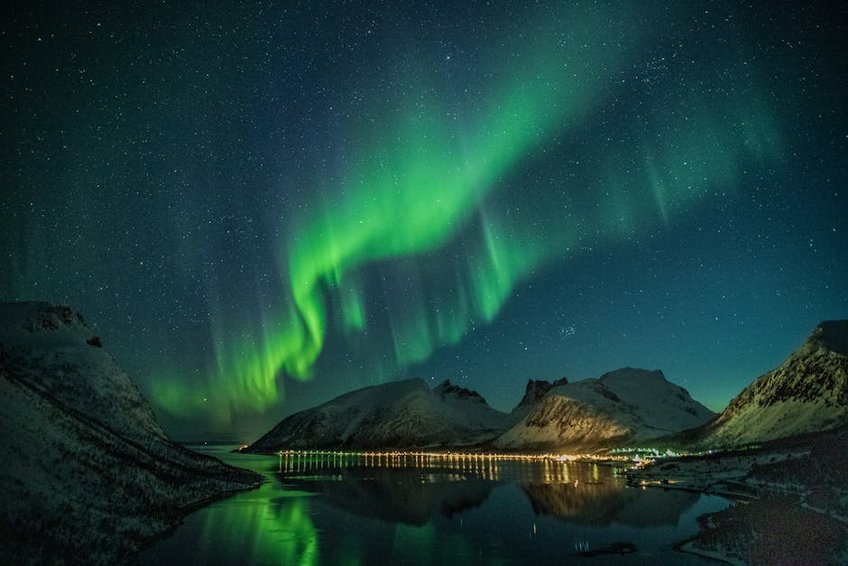 New Year Light Festival in Norway