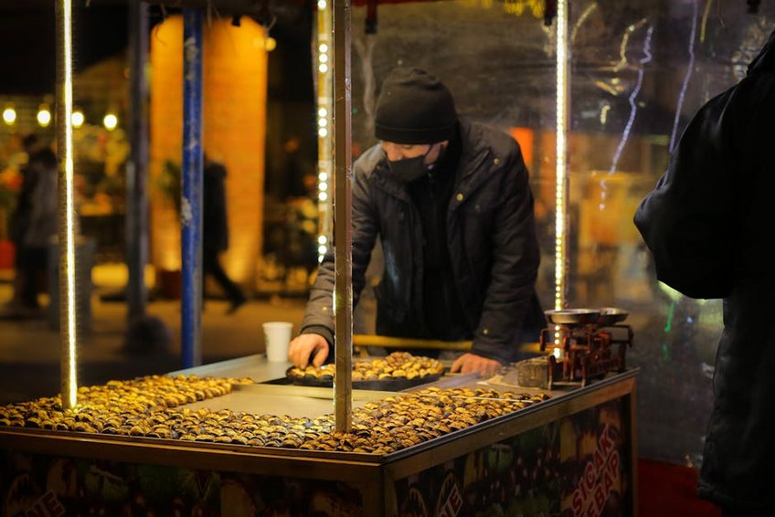 Night Shopping in Middle Eastern Bazaars