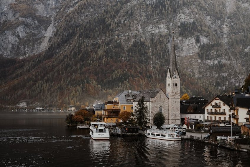 Austria Hallstatt Lakeside Village