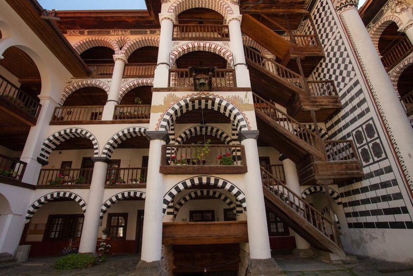 Bulgaria Rila Monastery Snow