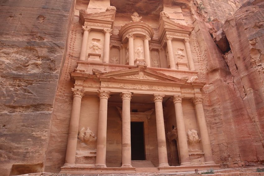 Jordan Petra Treasury by Night
