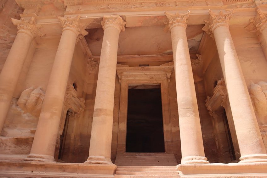 Jordan Petra Treasury by Night