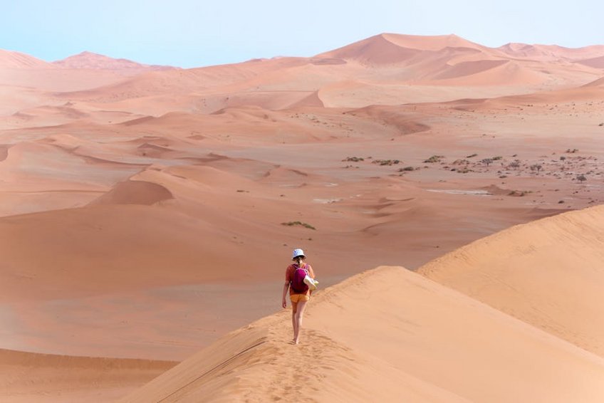 Namibia Sossusvlei Dune Climbing