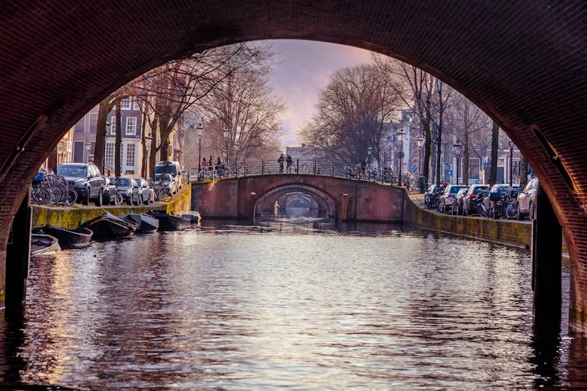 Netherlands Giethoorn Winter Canals