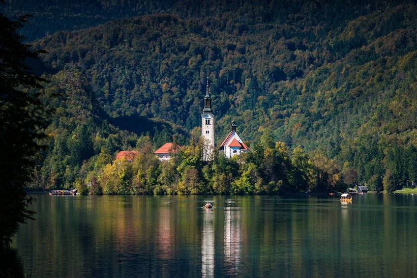 Slovenia Bled Island Church
