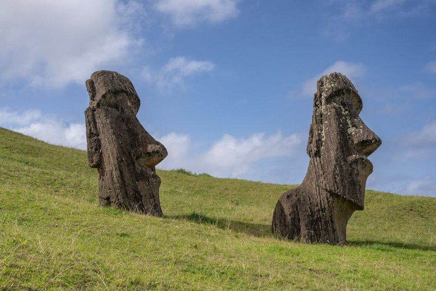 Chile Easter Island Rano Raraku Quarry