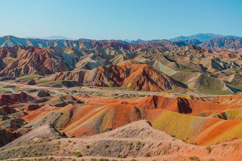 China Rainbow Mountains Danxia