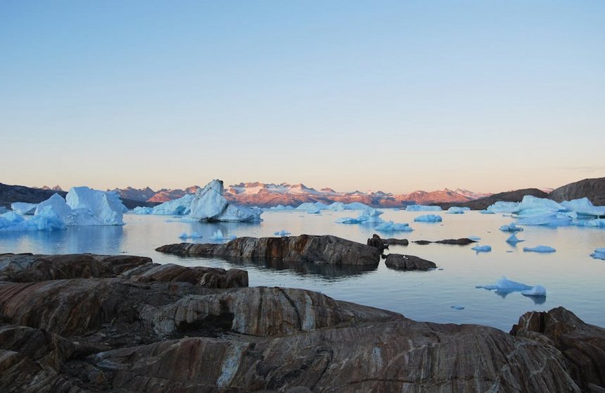 Greenland Disko Bay Icebergs