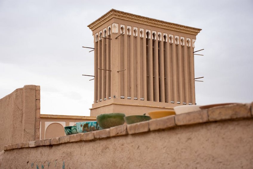 Iran Yazd Desert Windcatchers