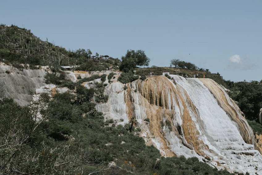 Mexico Hierve el Agua Petrified Waterfall