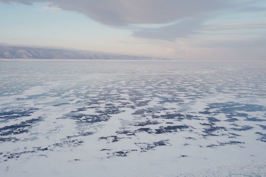 Russia Lake Baikal Ice Trekking