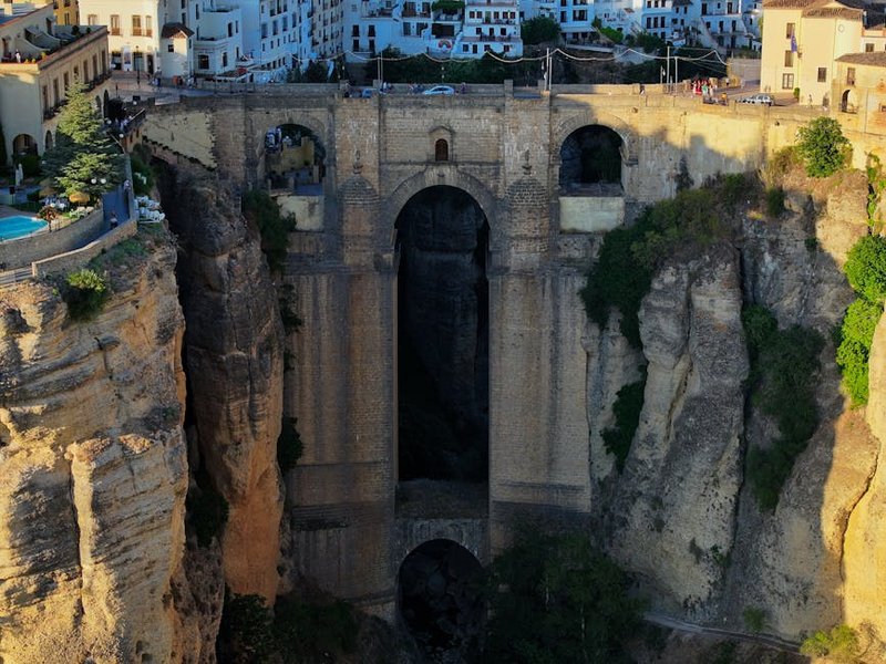 Spain Ronda Bridge Gorge