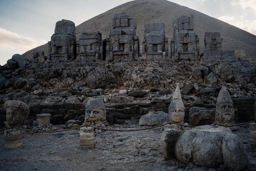 Turkey Mount Nemrut Statues