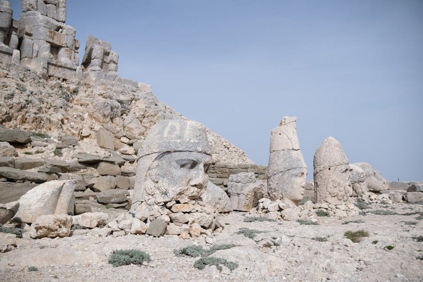 Turkey Mount Nemrut Statues