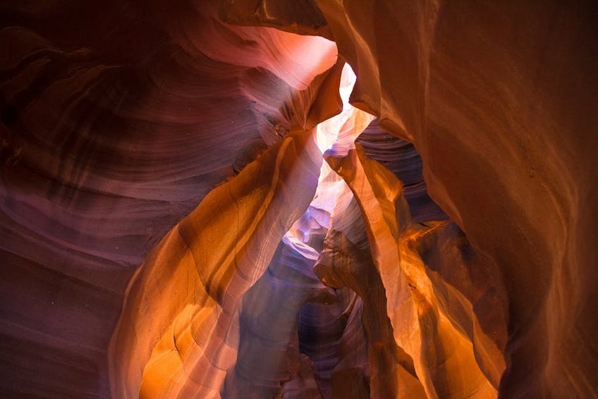 USA Antelope Canyon Light Beams