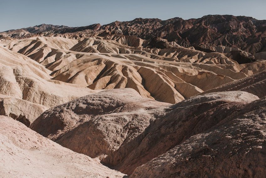USA Death Valley Zabriskie Point