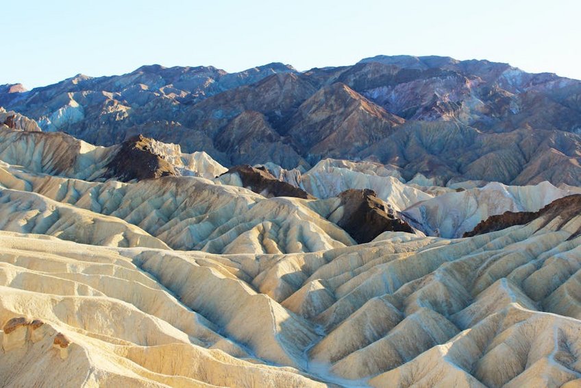 USA Death Valley Zabriskie Point