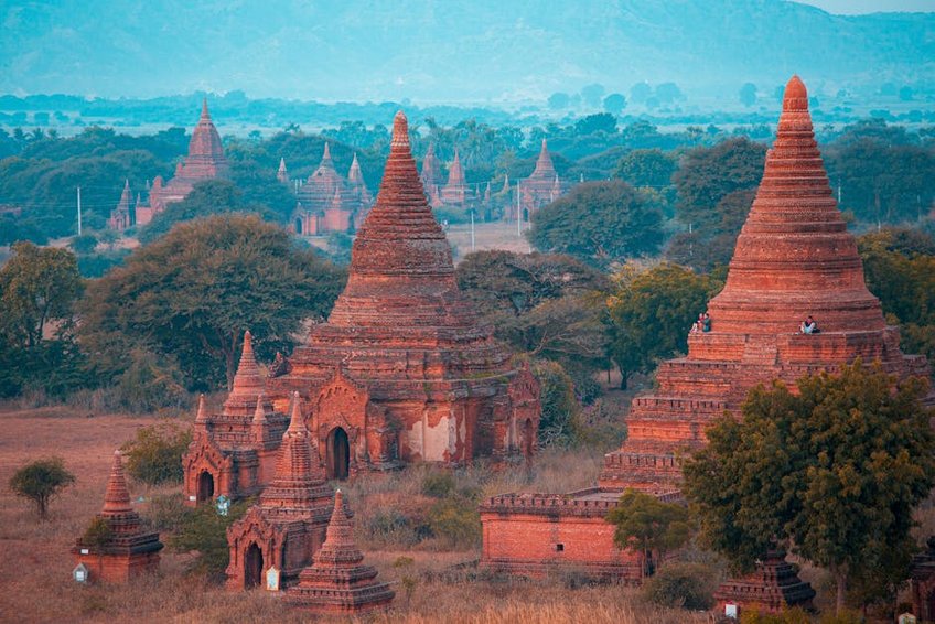Myanmar Bagan January Temperatures
