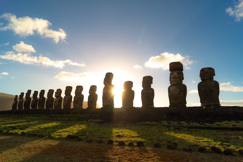 Mexico Easter Island Moai Statues