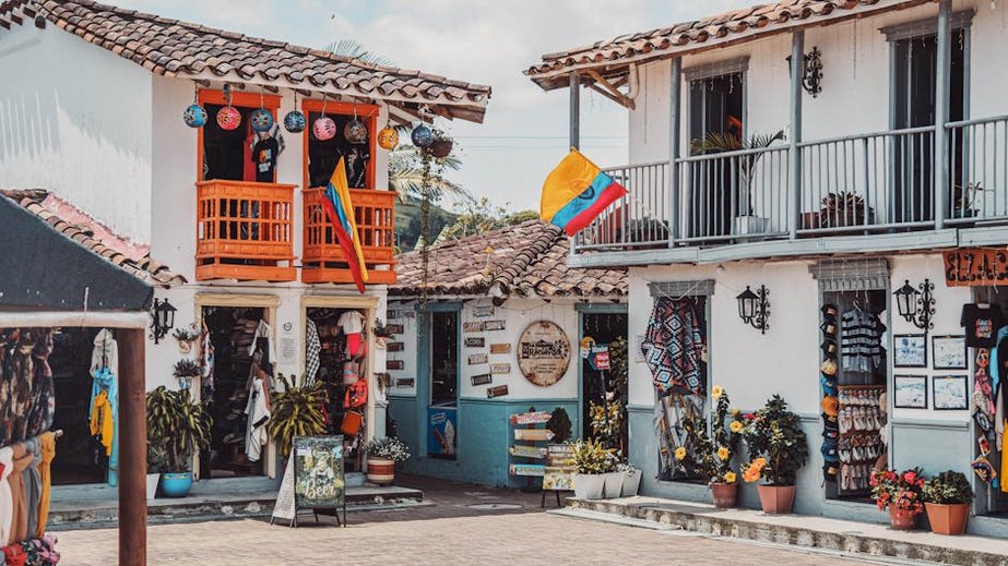 Colorful Streets in Colombia